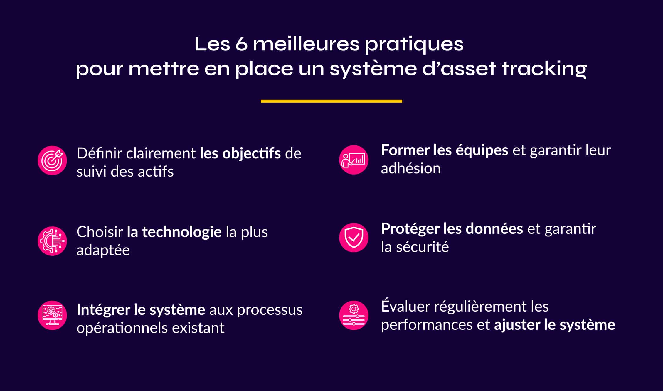 Liste des 6 meilleures pratiques pour mettre en place un système d’asset tracking